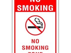 No smoking no smoking zone